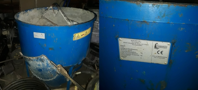 Tacho para traslado de hormig